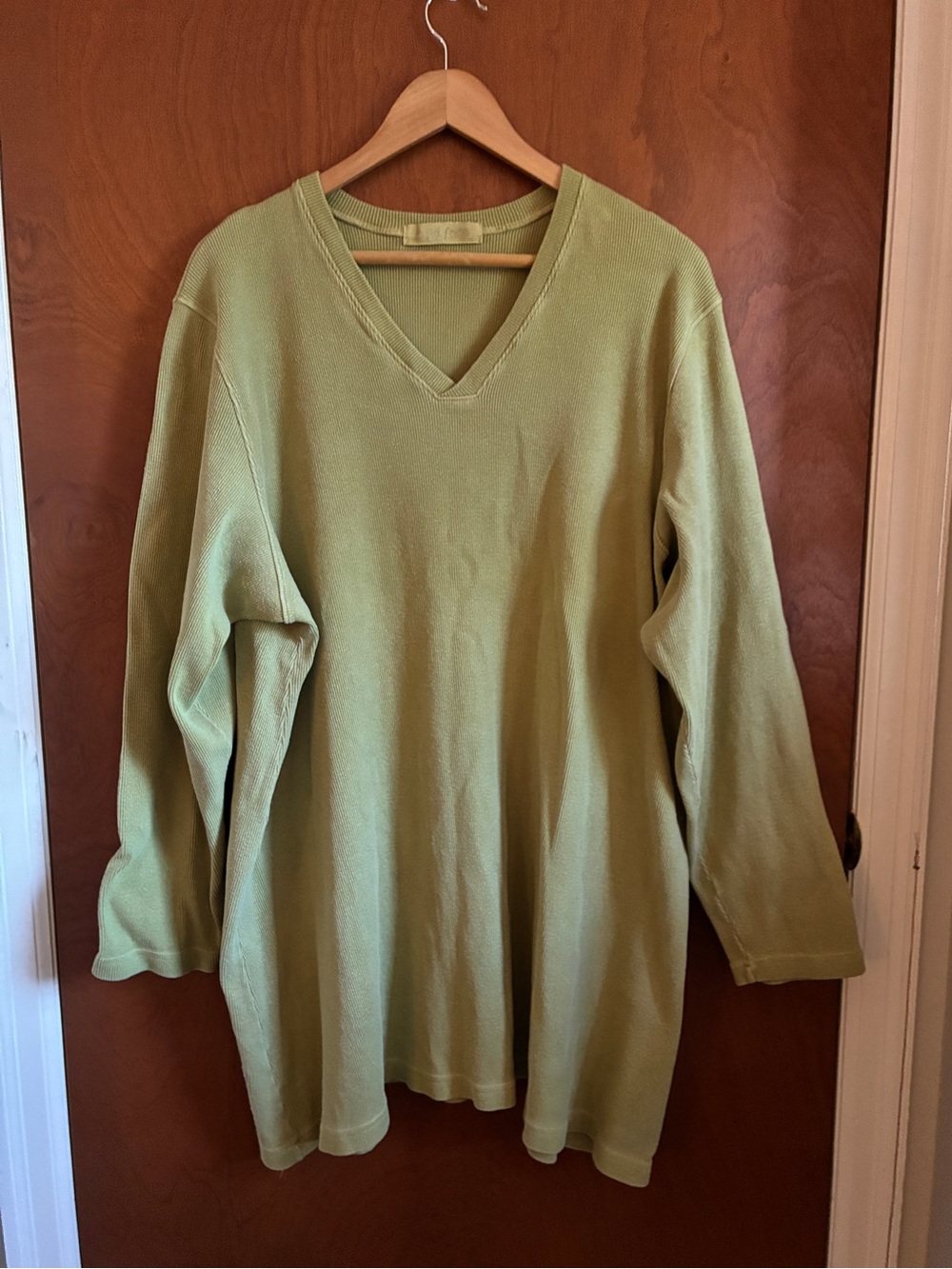 Blue Fish Olive Green V-Neck Tunic